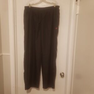 Vintage Men Starter‎ Black Lightweight Track Pants  Size 2XL Ankle Zip